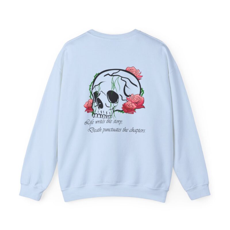 Rose Skull Graphic Sweatshirt - Image 35