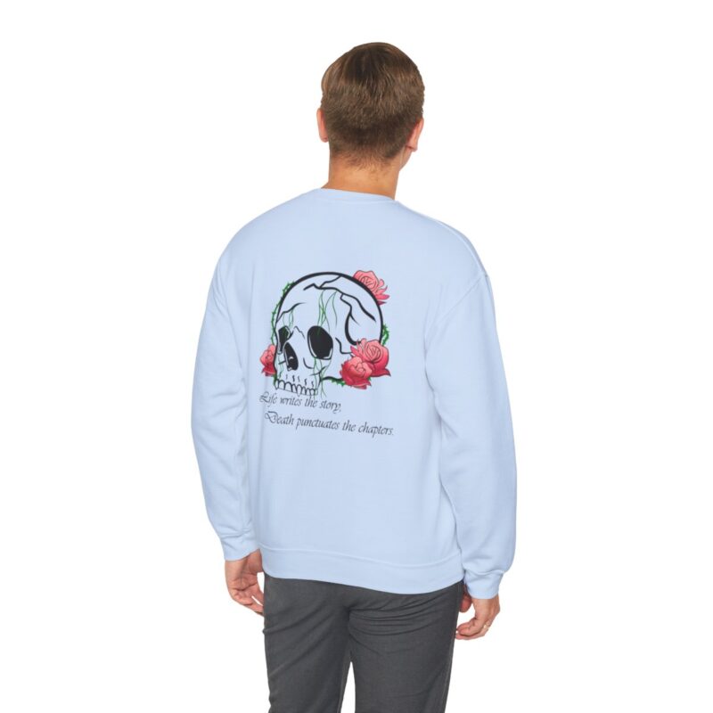 Rose Skull Graphic Sweatshirt - Image 40