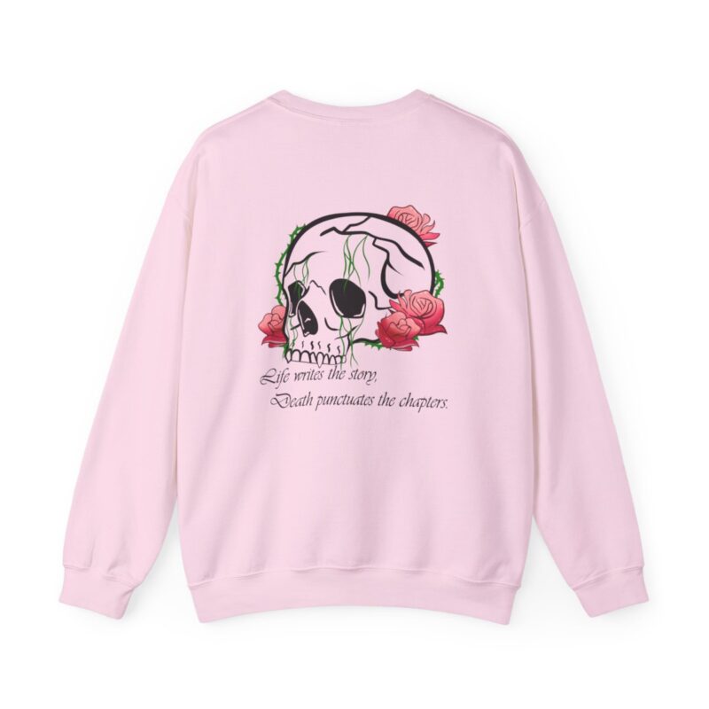 Rose Skull Graphic Sweatshirt - Image 46