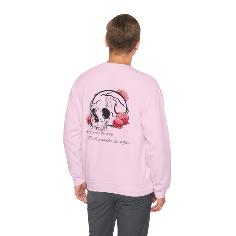 Rose Skull Graphic Sweatshirt - Image 51