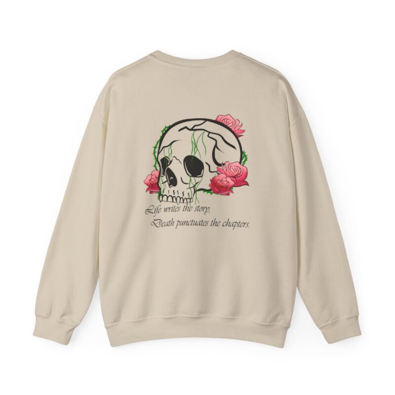 Rose Skull Graphic Sweatshirt - Image 24