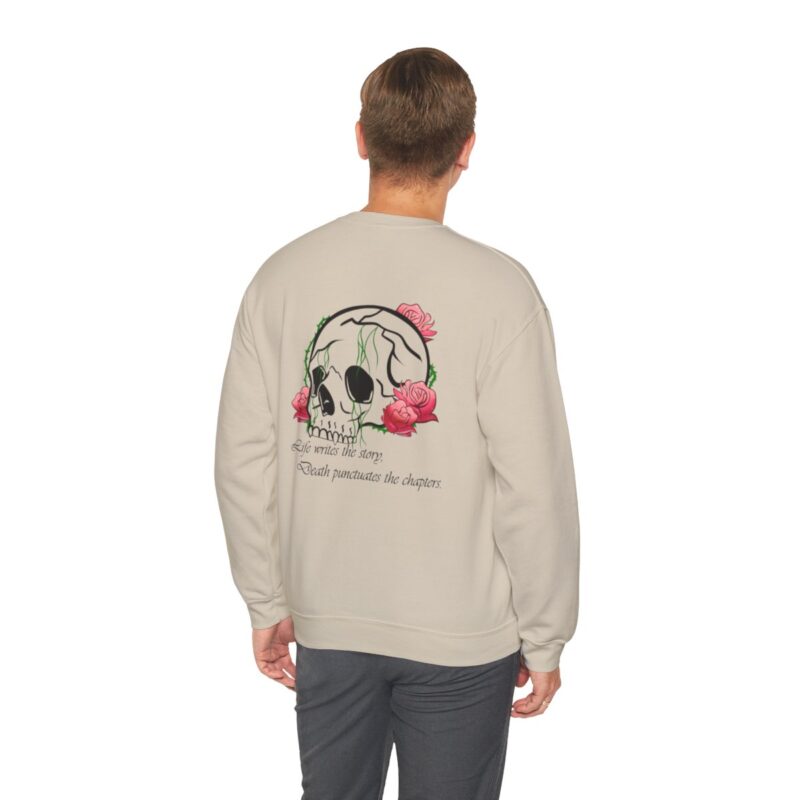 Rose Skull Graphic Sweatshirt - Image 29