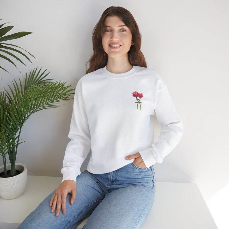 Rose Skull Graphic Sweatshirt - Image 11