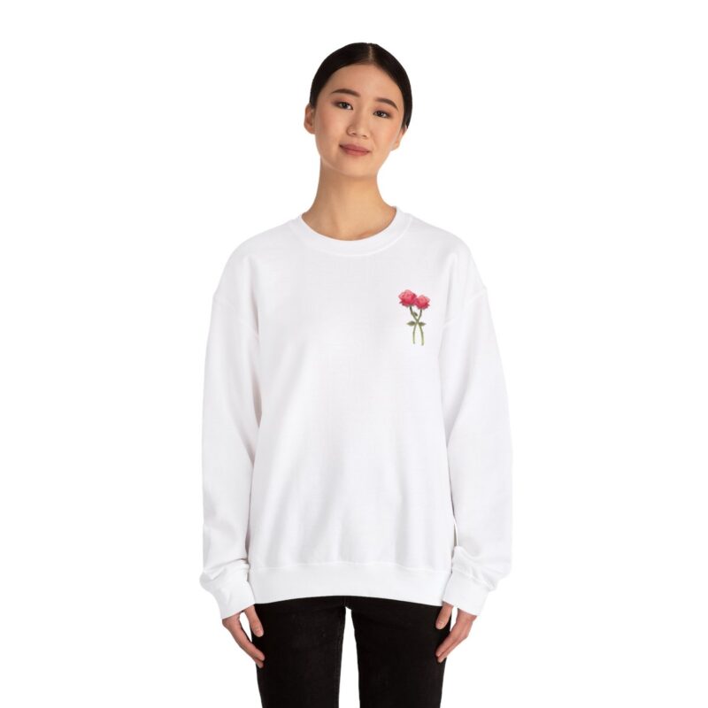 Rose Skull Graphic Sweatshirt - Image 4