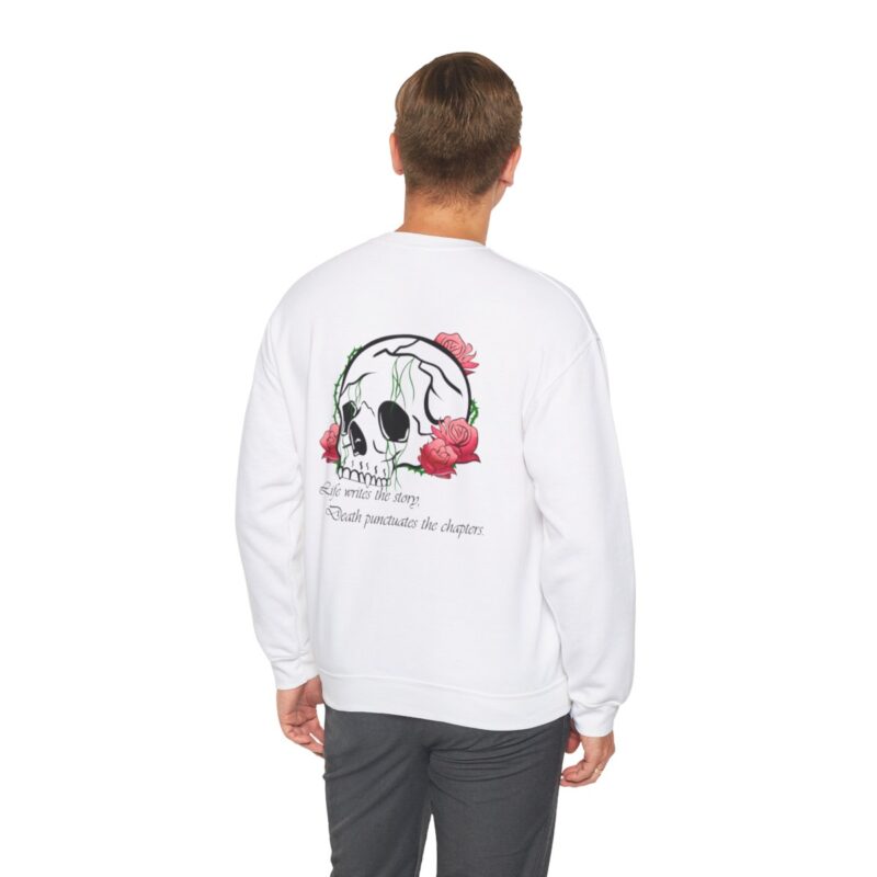 Rose Skull Graphic Sweatshirt - Image 7