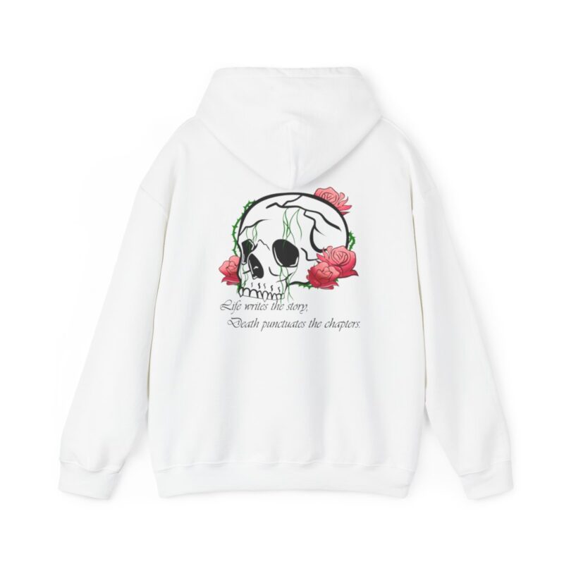 Rose Skull Graphic Hoodie - Image 2