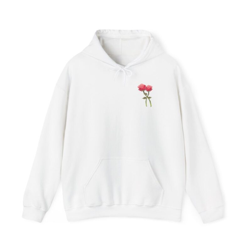 Rose Skull Graphic Hoodie