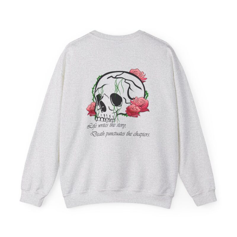 Rose Skull Graphic Sweatshirt - Image 13