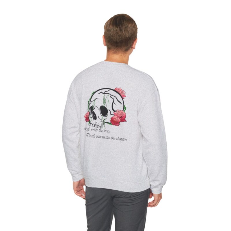 Rose Skull Graphic Sweatshirt - Image 18