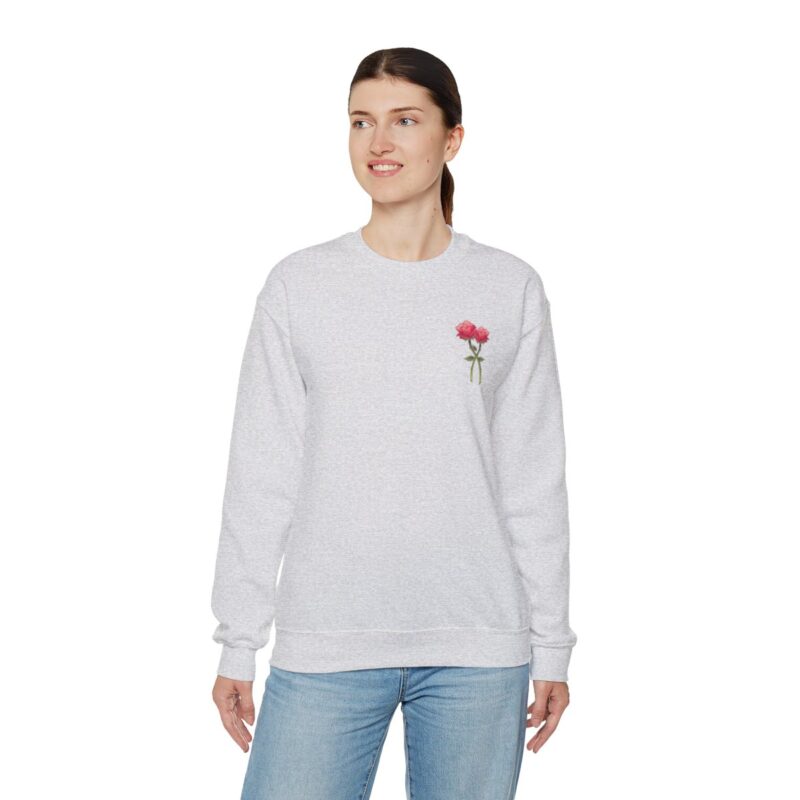 Rose Skull Graphic Sweatshirt - Image 19